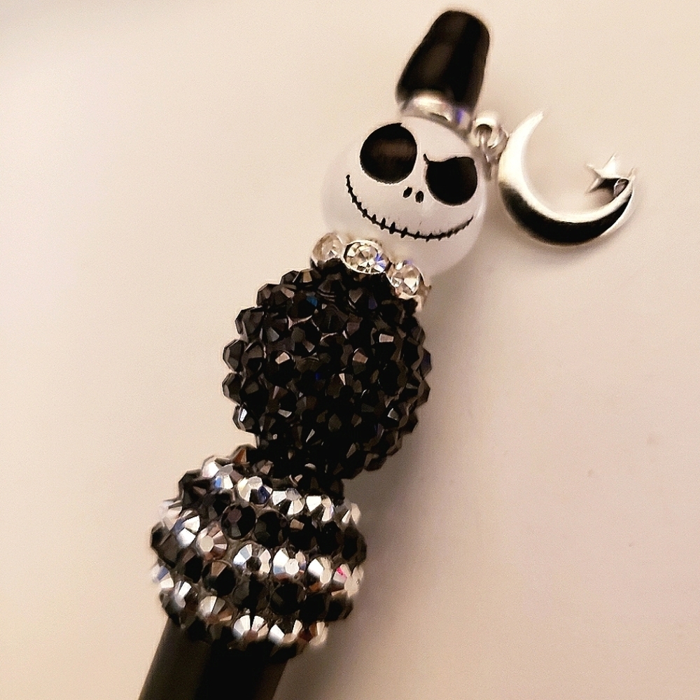 Handmade The Nightmare Before Christmas Jack Skellington Bead Pen